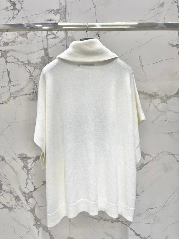 DIOR 25S TURTLENECK PONCHO SWEATER STYLE 383