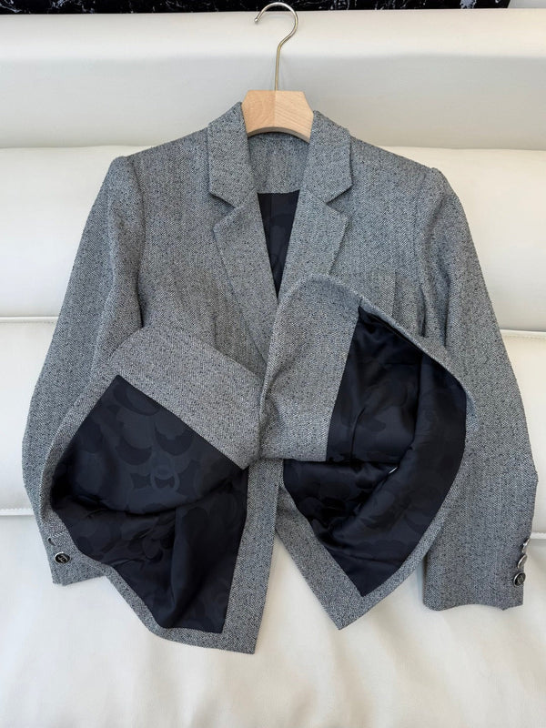 CHANEL 25S MANTEAU LONG BLAZER 492