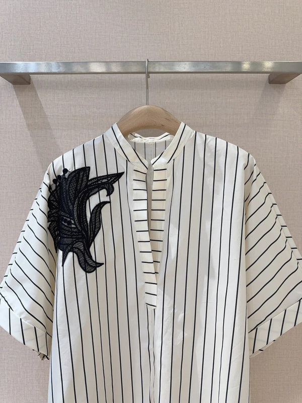 LV 25S VERTICAL STRIPED SHIRT 0148