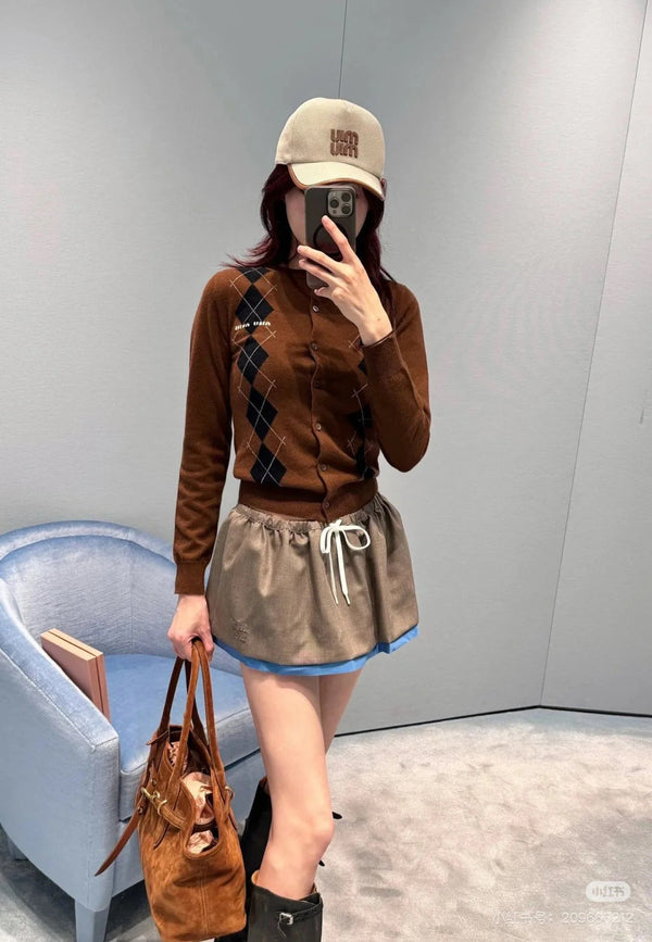 MIUMIU SHORT SKIRT STYLE 37