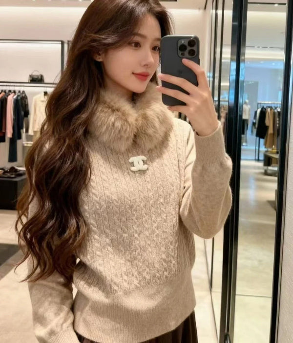 PULL AVEC FOULARD CHANEL 25S 522