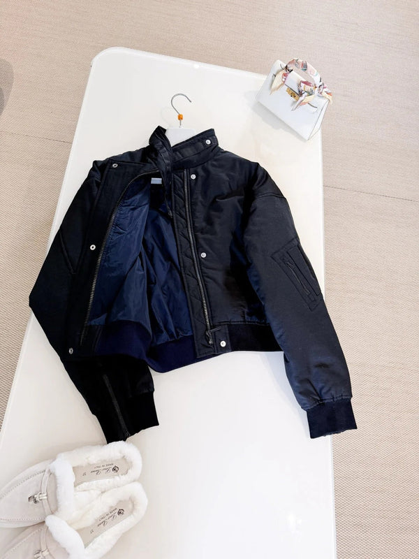 HERMES BLOUSON MATELASSÉ COL MONTANT 25S 308