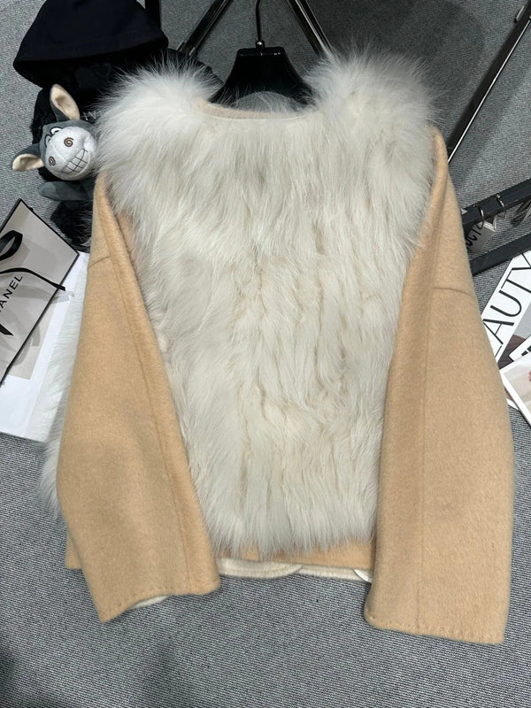 BLOUSON RÉVERSIBLE EN FOURRURE DE RENARD CHANEL 25S 591