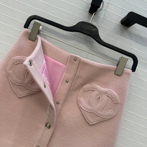 CHANEL 25S A-LINE KNIT MINI SKIRT 347