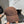 MM BASEBALL CAP IN BROWN ORANGE FABRIC BRAND EMBROIDERY