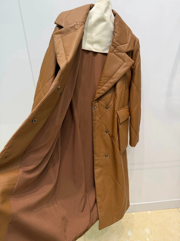MAX MARA 25S QUILTED LONG COAT 029