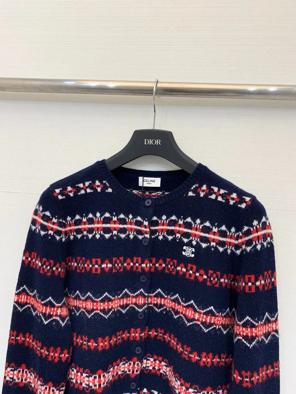 CELINE 25S WOOL CARDIGAN 0070