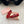 BOW MARY JANE FLAT IN RED NAPLAK LAMBSKIN