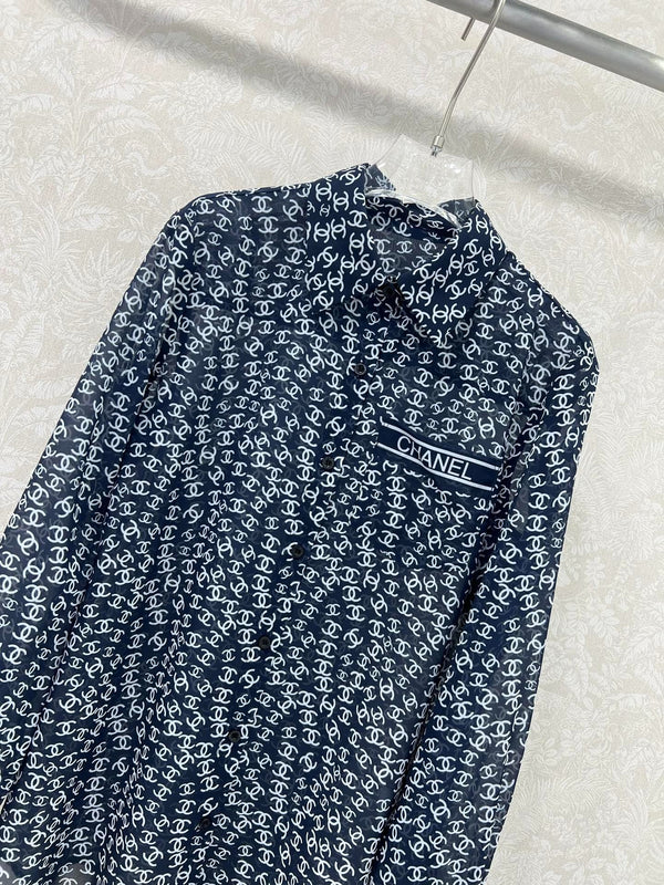 CHANEL LOGO PRINTED SHIRT 275191