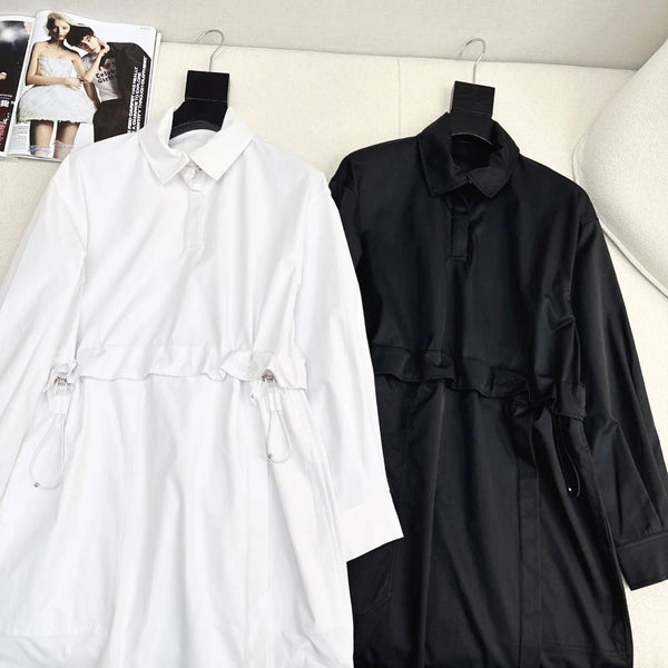 HERMES 25S DRAWSTRING DRESS 079