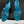 HM 25S HIGH-HEEL SANDAL 105 MM IN DARK BLUE SUEDE