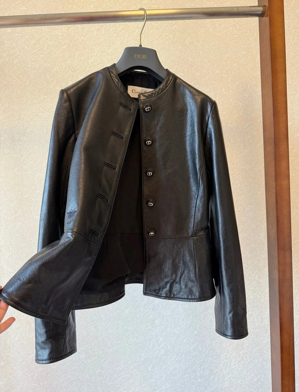 DIOR 25S LEATHER JACKET STYLE 358