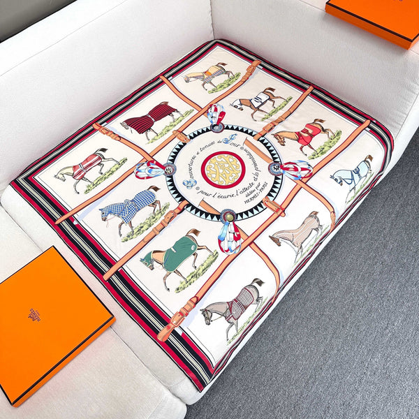 HERMES 25S SCARF 90 IN SILK TWILL 733929