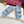 GG CLASSIC SANDALS 25S IN SKY BLUE FABRIC WITH GOLD HARDWARE