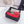 CC 30MM BELT IN CHERRY RED EMBROIDERED CALFSKIN METAL HARDWARE
