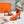 Sandales HM 26ss 85 Suède Orange 601236