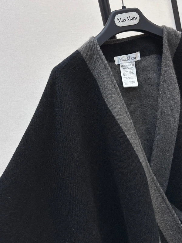 MAX MARA 25S JACQUARD CAPE COAT 007