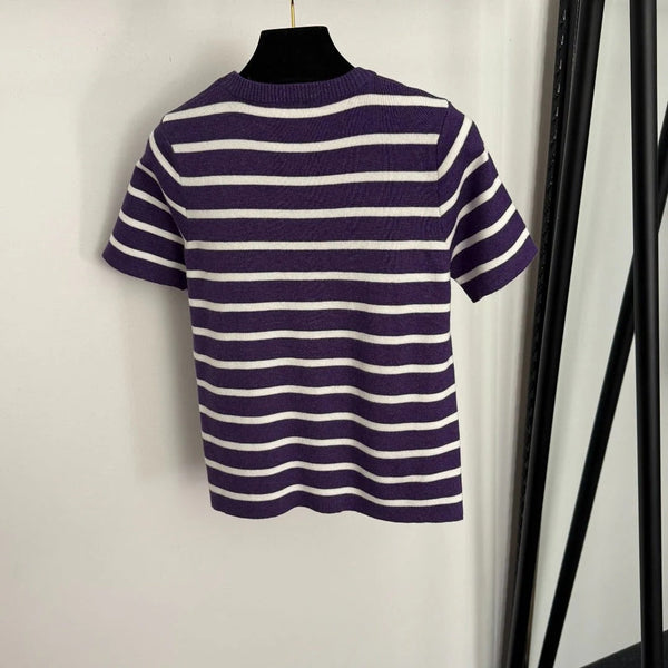 DIOR 25S SHORT-SLEEVE SWEATER STYLE 322