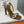 HM 26ss Pig-Nose Sandals 105 Tan Brown Suede Leather 607085
