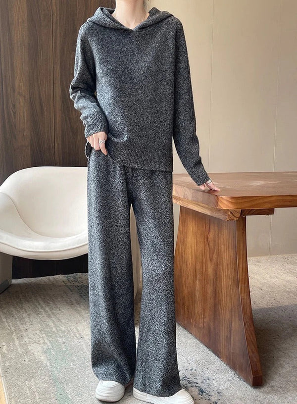 MAX MARA ENSEMBLE EN MAILLE À CAPUCHE 25S 135