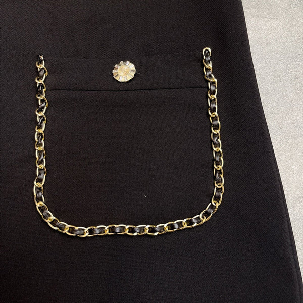 ROBE AMPLE MANCHES COURTES CHANEL 25S 502