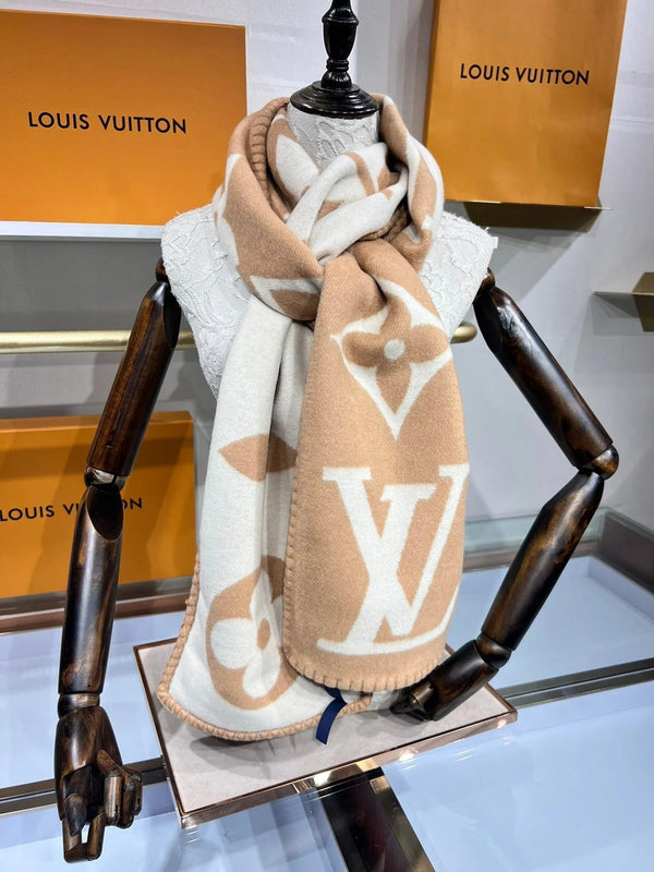SCIARPA LV 240 CM IN CASHMERE 737198