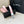 CC 30MM BELT IN LIGHT PINK AND BLACK CALFSKIN WITH SILVER HARDWARE