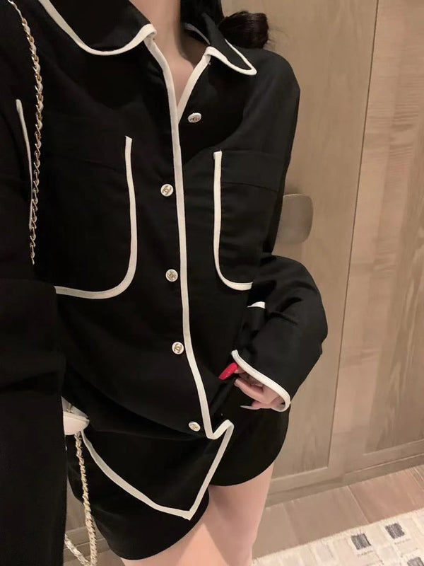 CAMICIA A MANICHE LUNGHE CHANEL 25S MOD. 127
