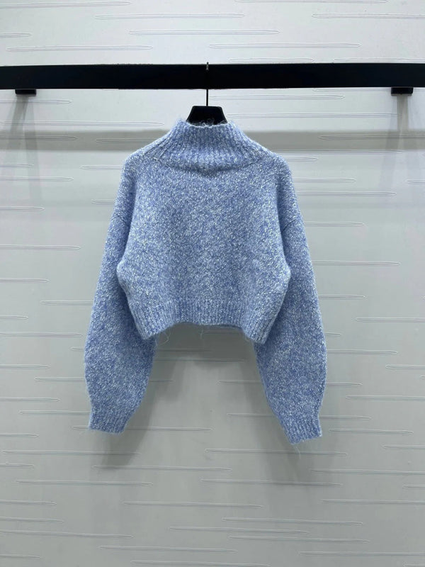 CC 26 Pull zippé court en laine 793820
