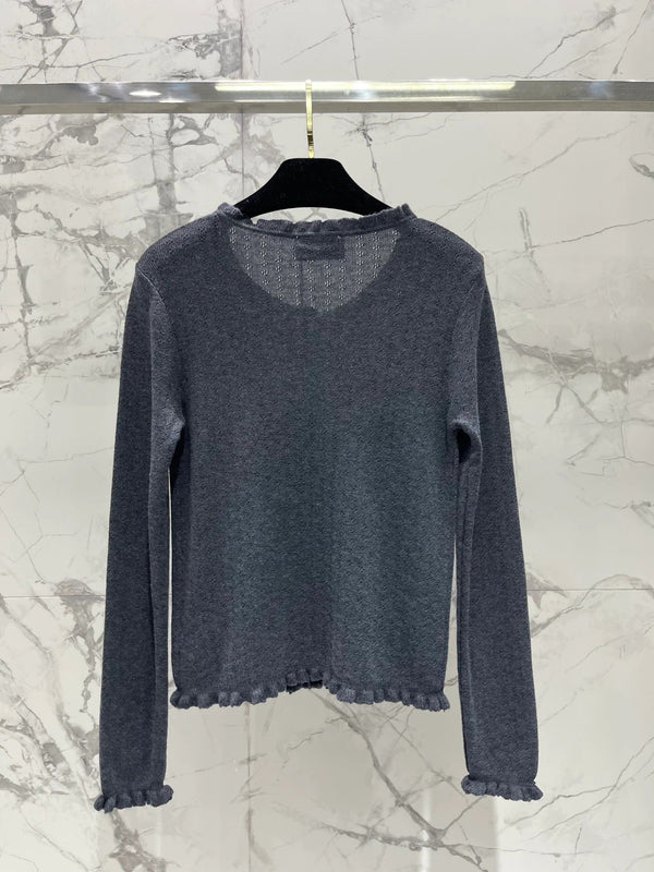Chanel Ensemble Deux Pièces en Maille Rayée Laine 2026
