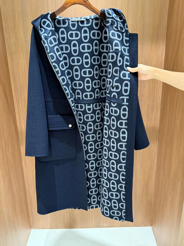 HERMES 25S WOOL COAT 102