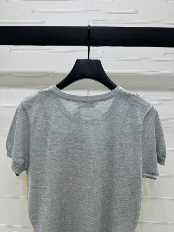 MIU 25S TOP IN MAGLIA 2 PEZZI CON SPALLINE 264132