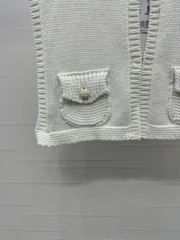 CHANEL CROPPED KNIT SWEATER 269388