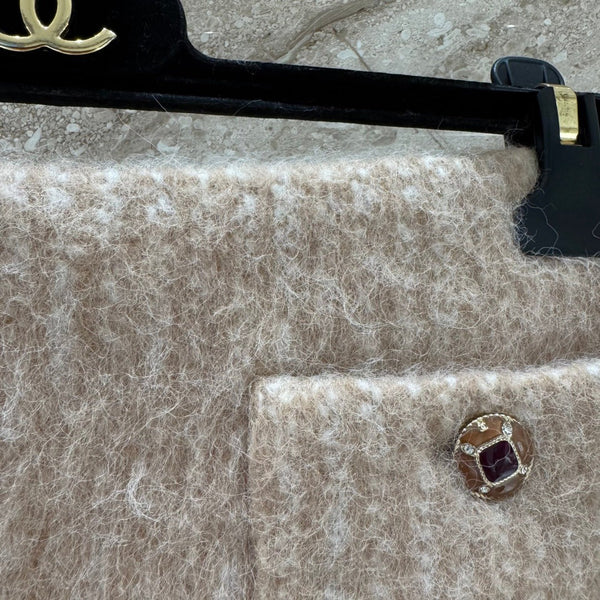 JUPE LONGUE EN MAILLE CHANEL 25S 530
