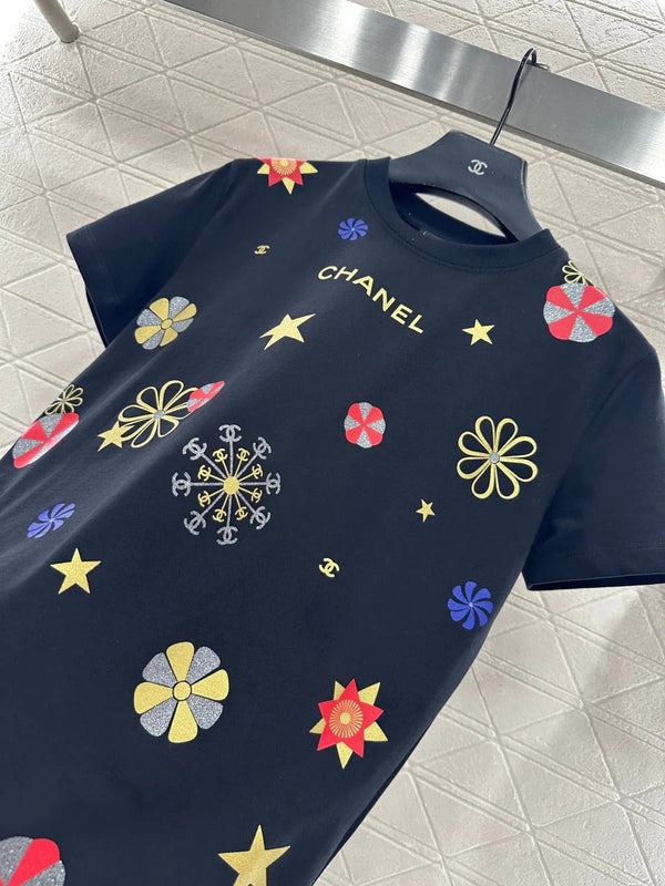CHANEL T-SHIRT IMPRIMÉ 25S 649