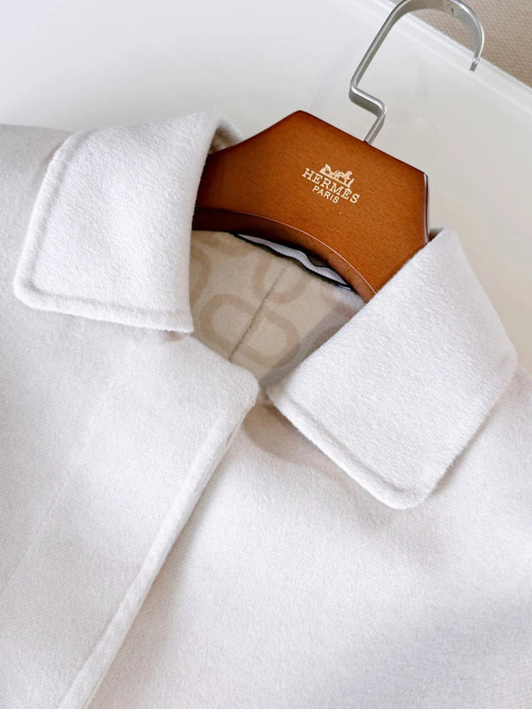 CABAN HERMES 25S EN CACHEMIRE AVEC CEINTURE 268