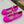 BALLERINES VALENTINO GARAVANI ROCKSTUD EN SATIN ROSE FUSCHIA