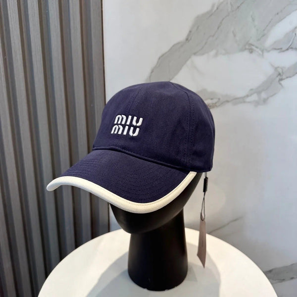 CASQUETTE MM EN TISSU BLEU MARINE STYLE 7