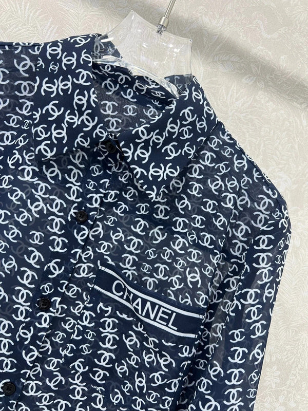 CHANEL LOGO PRINTED SHIRT 275191