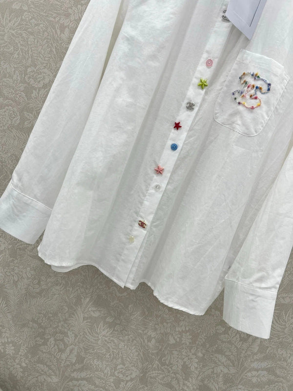 CHANEL WHITE SHIRT 269359