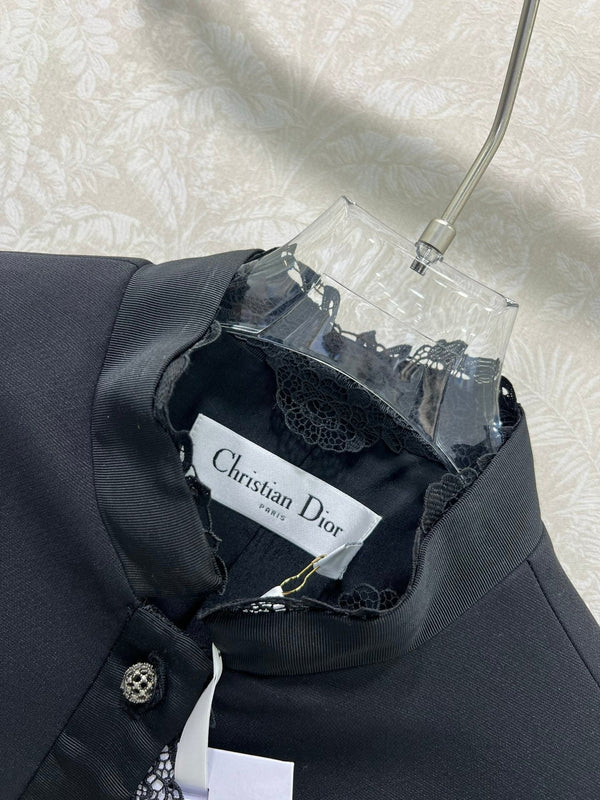 DIOR 25S SILK-BLEND KNIT JACKET STYLE 172