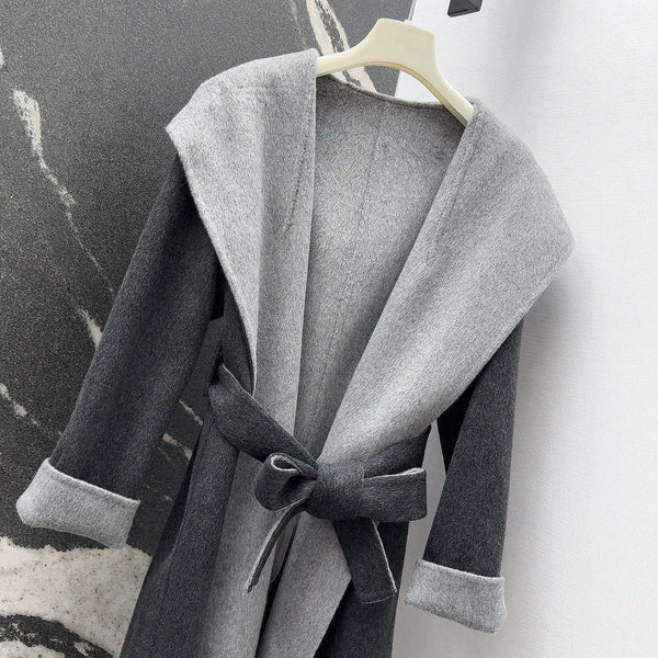 MANTEAU LONG À CAPUCHE MAX MARA 25S 158