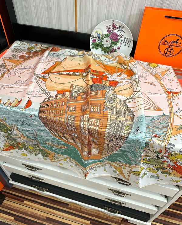 HERMES 25S SCARF 90 IN SILK 730533
