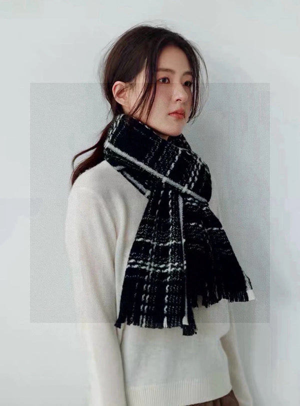 CHANEL 25S SCARF 185 IN CASHMERE 730560