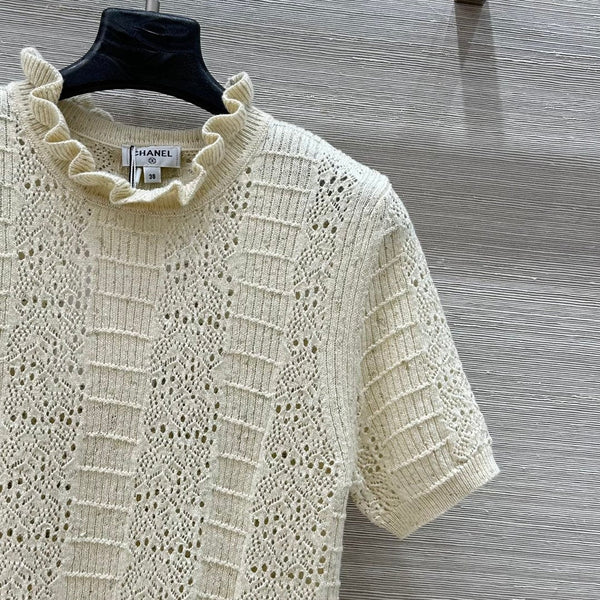 TOP IN MAGLIA CHANEL STILE 69