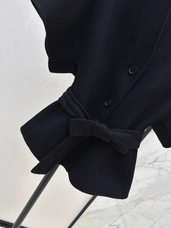 DIOR 25S SHORT DOUBLE-FACED KNIT COAT 586