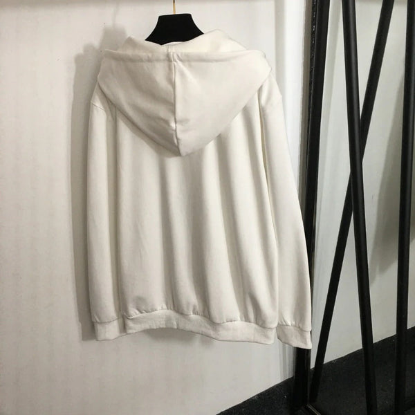 CELINE 25S HOODIE AND WIDE-LEG ELASTIC PANTS SET