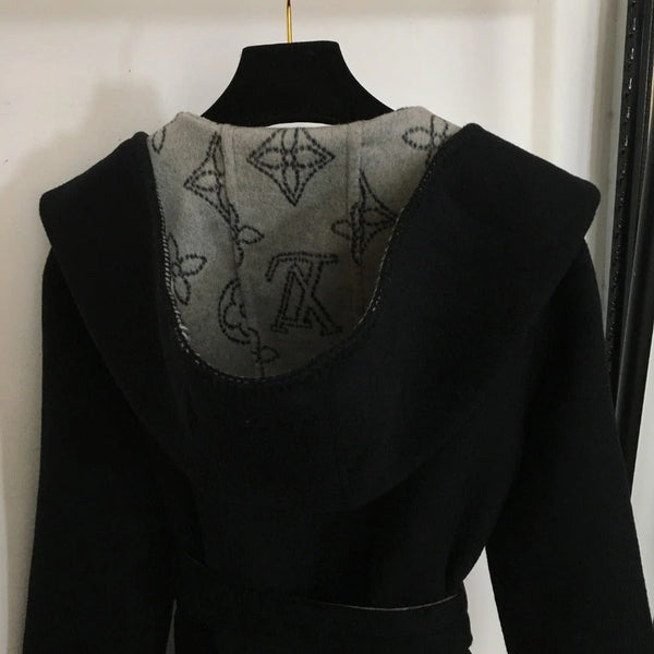 LV 25S BELTED WOOL COAT 0144