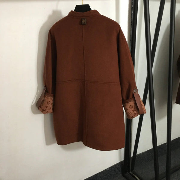 LV 25S BELTED WOOL COAT 0147