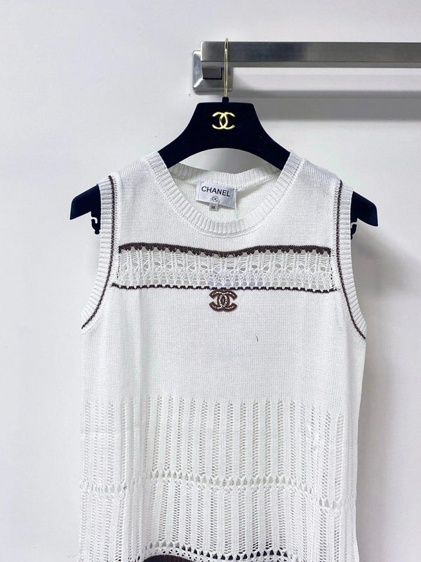 CC 2026 Björn's Knit Vest White Laine Wool 471925
